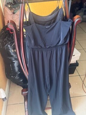 Black One Piece Jumpsuit , practically new used only once !